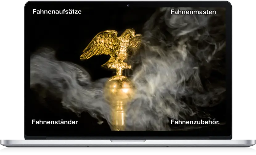 Fahnenaufsatz Adler